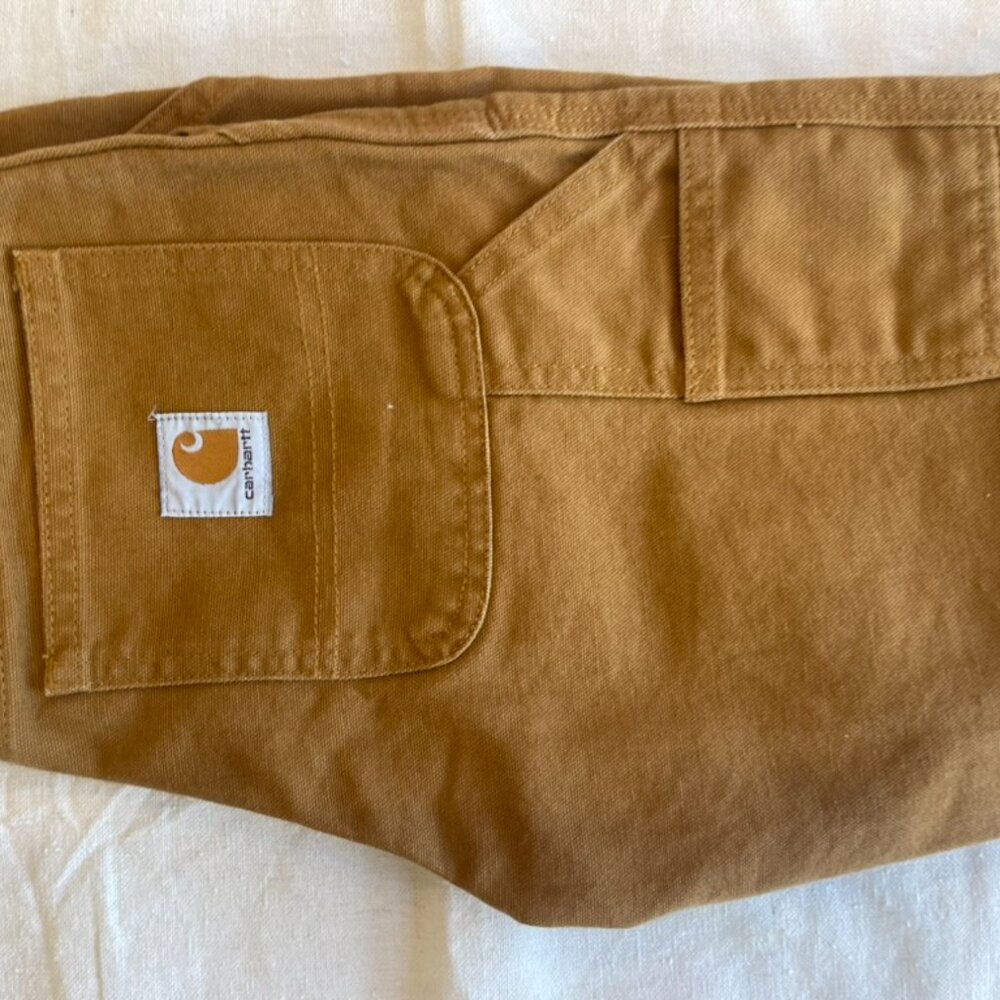 NWOT  Carhartt Loose Fit Pants Boys Size 8 Tan Brown
